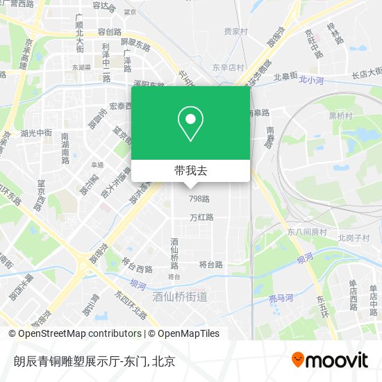 朗辰青铜雕塑展示厅-东门地图