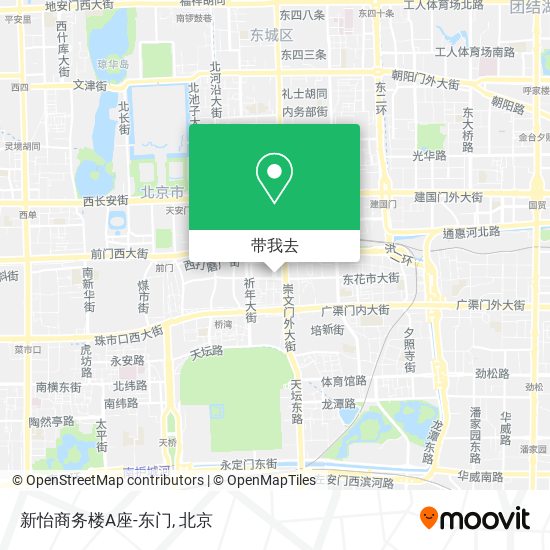 新怡商务楼A座-东门地图
