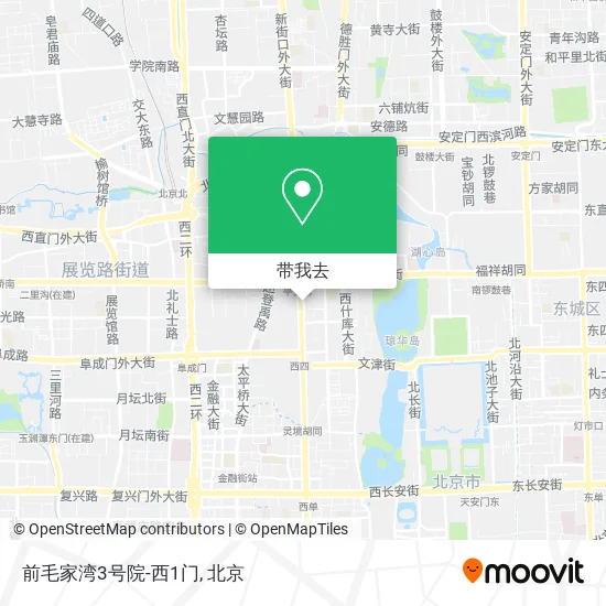 前毛家湾3号院-西1门地图