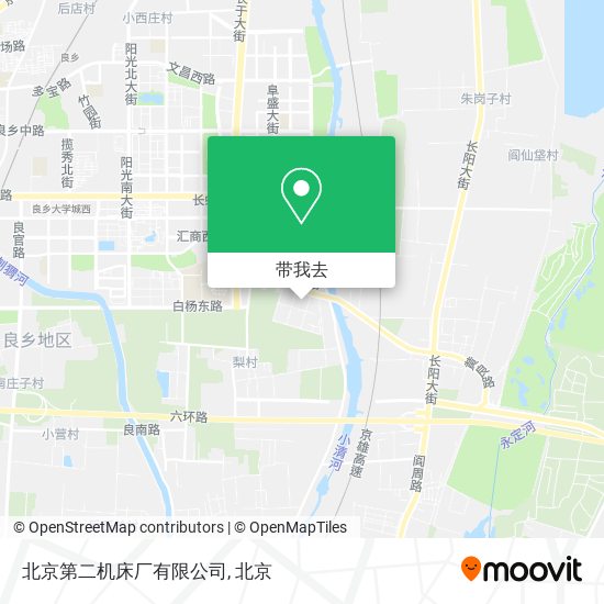北京第二机床厂有限公司地图