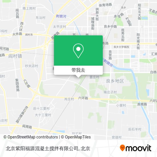 北京紫阳福源混凝土搅拌有限公司地图