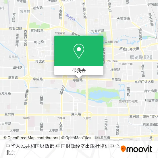 中华人民共和国财政部-中国财政经济出版社培训中心地图