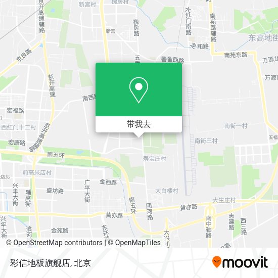 彩信地板旗舰店地图