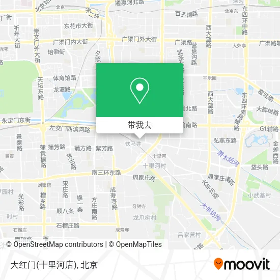 大红门(十里河店)地图