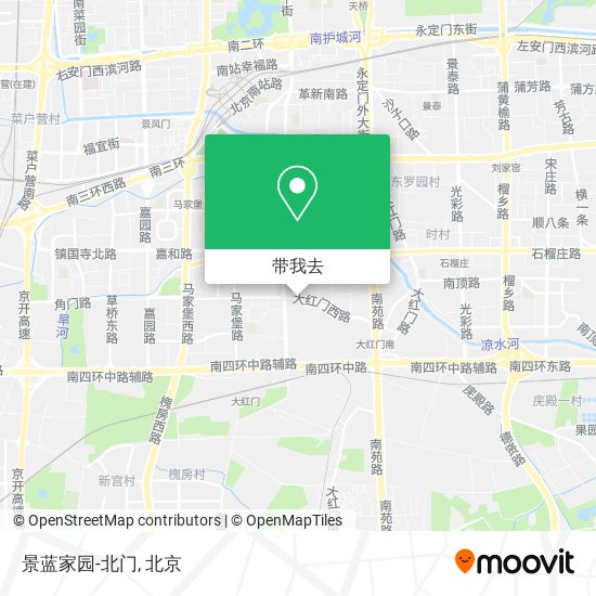 景蓝家园-北门地图