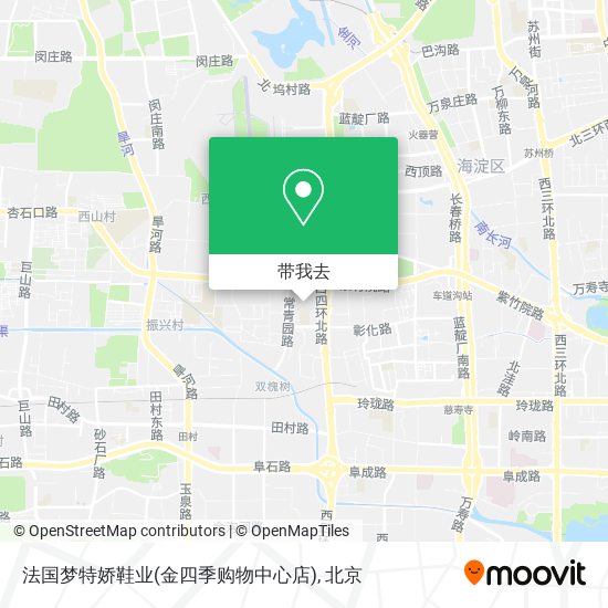 法国梦特娇鞋业(金四季购物中心店)地图