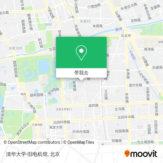 清华大学-旧电机馆地图