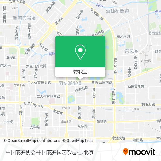 中国花卉协会·中国花卉园艺杂志社地图