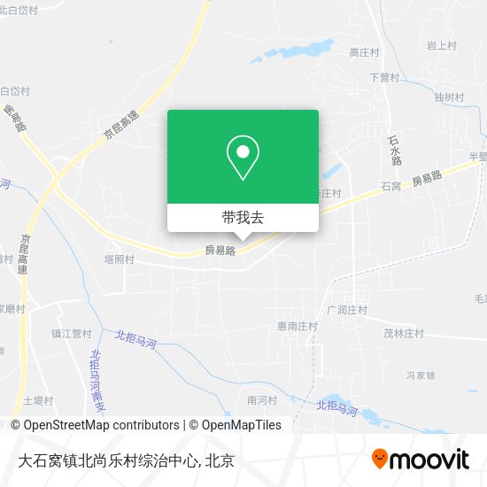 大石窝镇北尚乐村综治中心地图