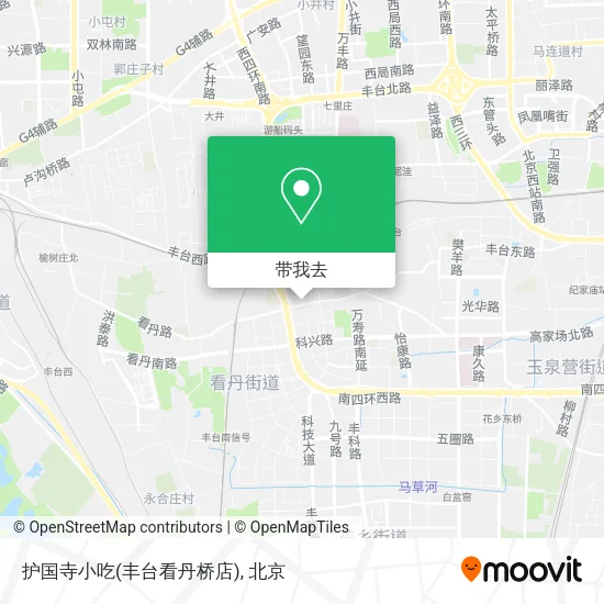 护国寺小吃(丰台看丹桥店)地图