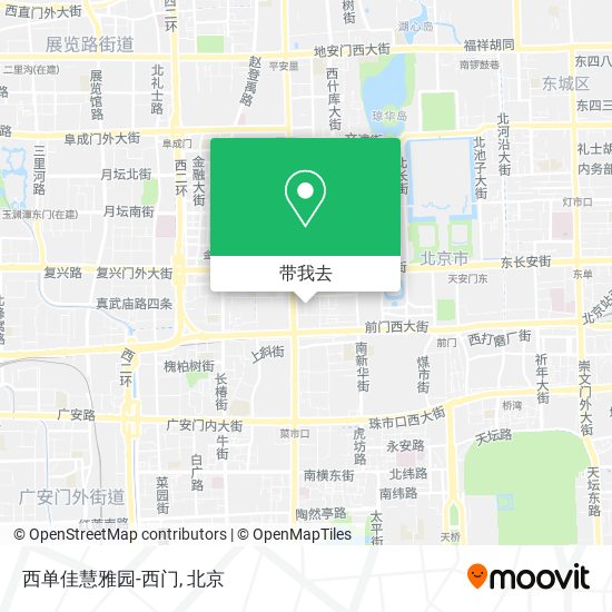 西单佳慧雅园-西门地图