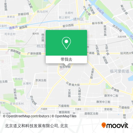 北京道义和科技发展有限公司地图