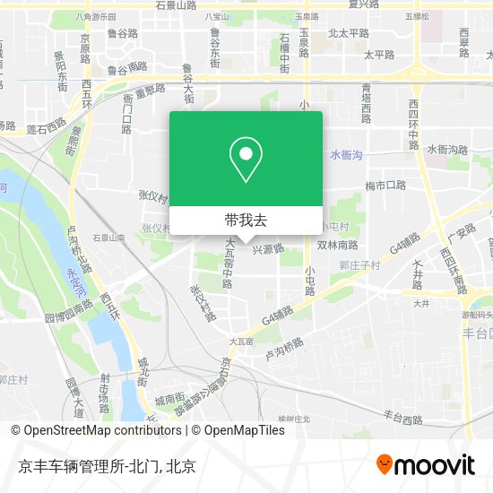 京丰车辆管理所-北门地图