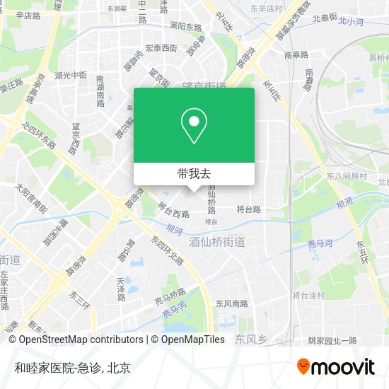 和睦家医院-急诊地图