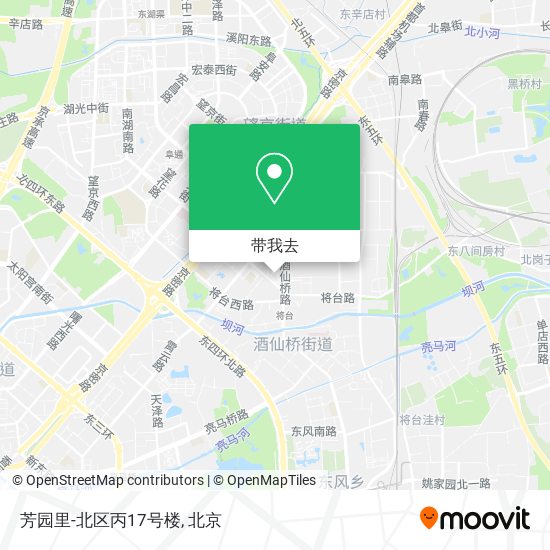 芳园里-北区丙17号楼地图