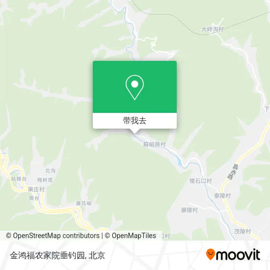 金鸿福农家院垂钓园地图