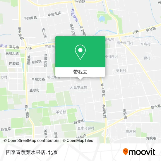 四季青蔬菜水果店地图
