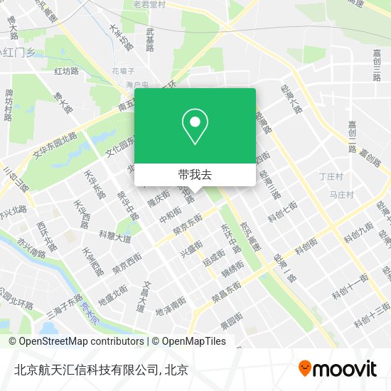 北京航天汇信科技有限公司地图