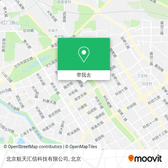 北京航天汇信科技有限公司地图