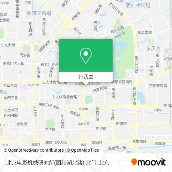北京电影机械研究所(团结湖北路)-北门地图