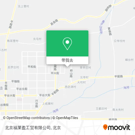 北京福莱盈工贸有限公司地图