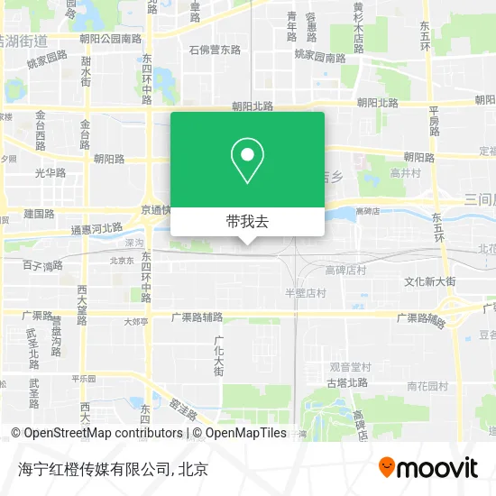 海宁红橙传媒有限公司地图