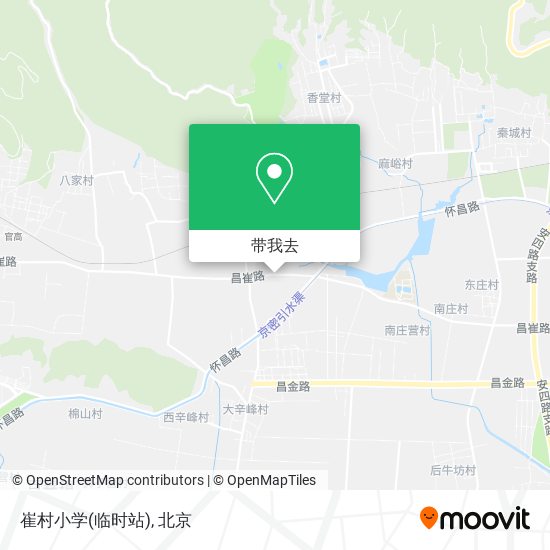 崔村小学(临时站)地图