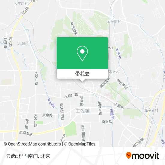 云岗北里-南门地图