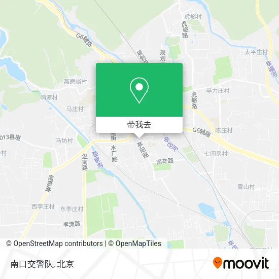 南口交警队地图