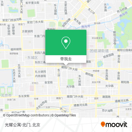 光耀公寓-北门地图