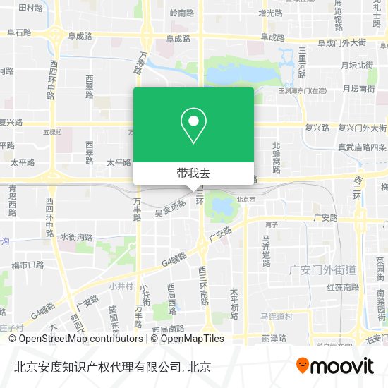 北京安度知识产权代理有限公司地图