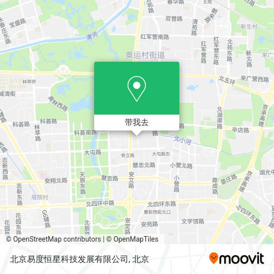 北京易度恒星科技发展有限公司地图