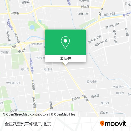 金星武奎汽车修理厂地图