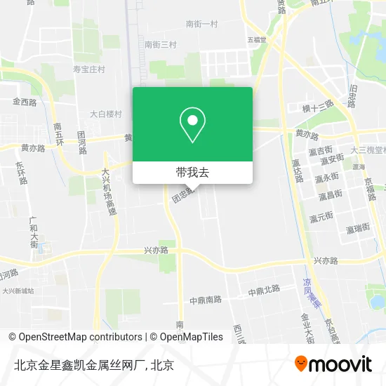北京金星鑫凯金属丝网厂地图