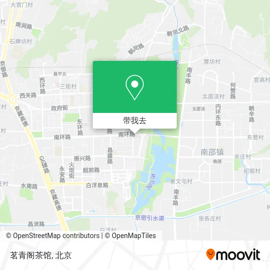 茗青阁茶馆地图