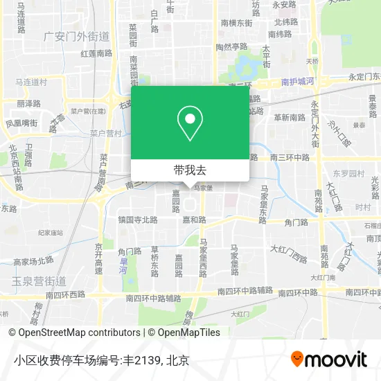 小区收费停车场编号:丰2139地图