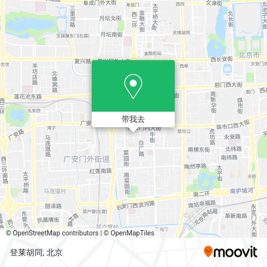 登莱胡同地图