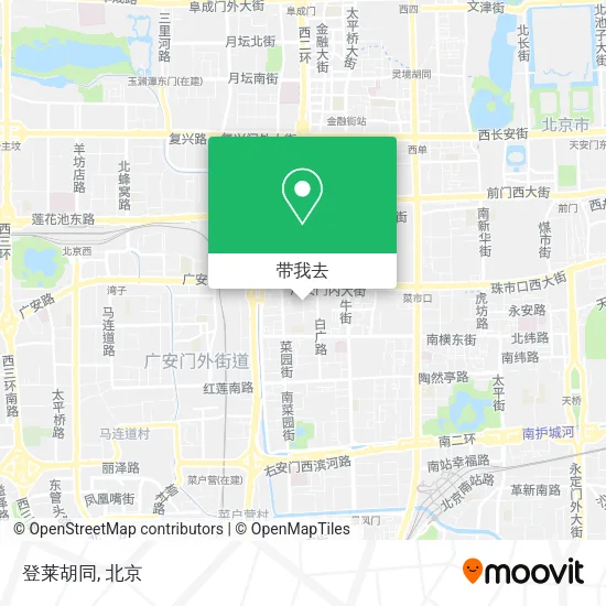 登莱胡同地图