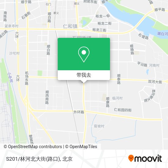 S201/林河北大街(路口)地图
