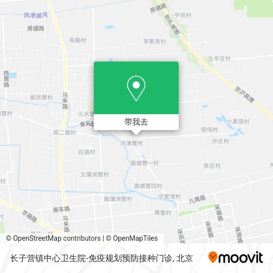 长子营镇中心卫生院-免疫规划预防接种门诊地图