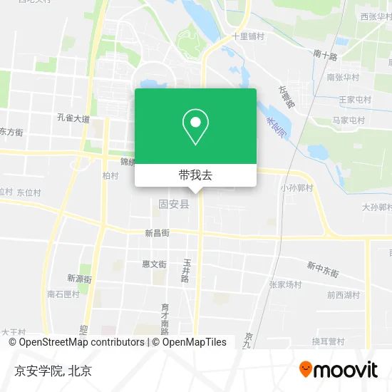 京安学院地图