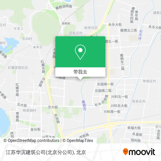 江苏华滨建筑公司(北京分公司)地图