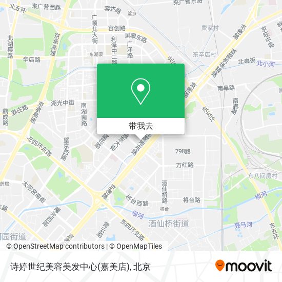 诗婷世纪美容美发中心(嘉美店)地图