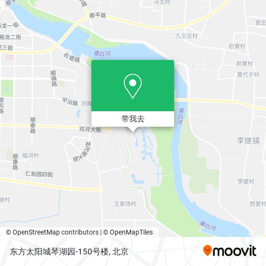东方太阳城琴湖园-150号楼地图