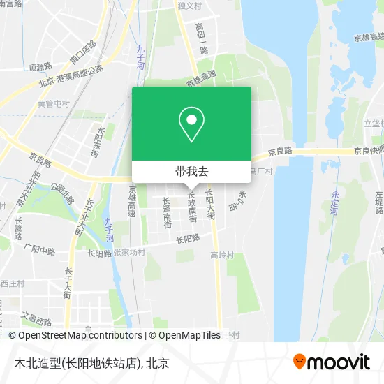 木北造型(长阳地铁站店)地图