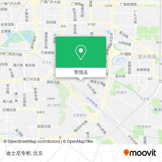 迪士尼专柜地图