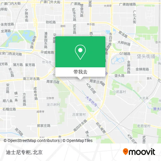 迪士尼专柜地图