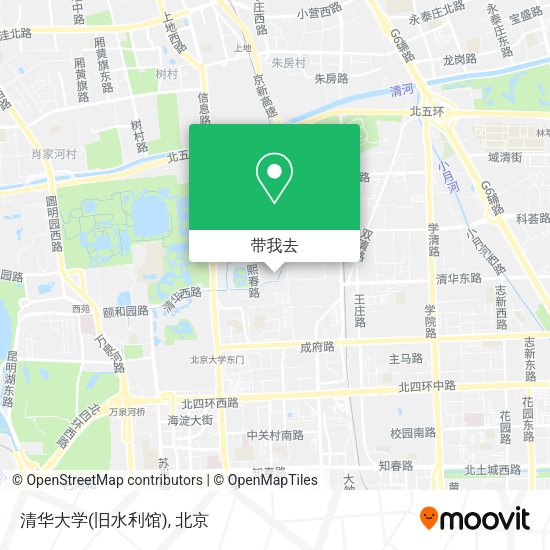 清华大学(旧水利馆)地图