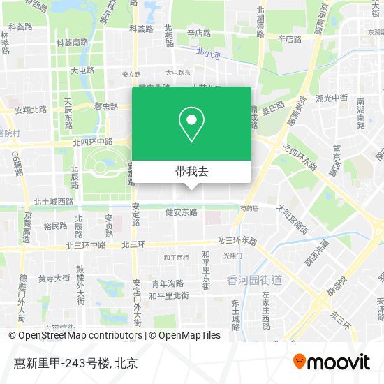 惠新里甲-243号楼地图