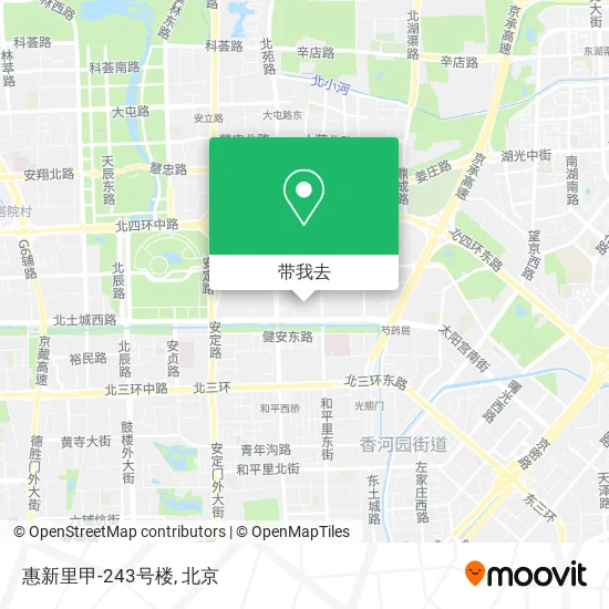 惠新里甲-243号楼地图